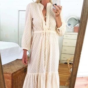 Tuckernuck Emerson Fry Frances Dress India Collection in Cream